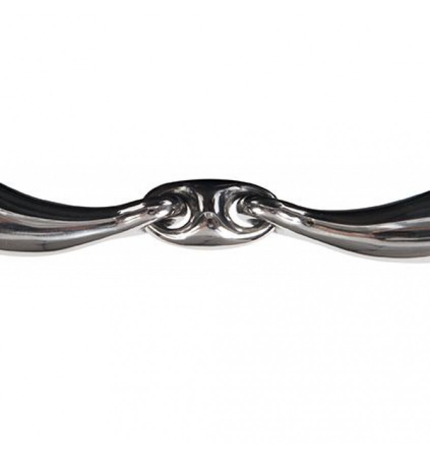 Wędzidło anatomiczne oliwkowe podw.łamane 18 mm