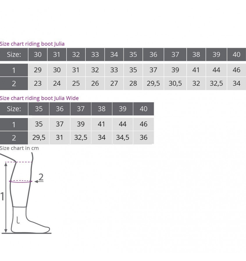 Oficerki jeździeckie Julia