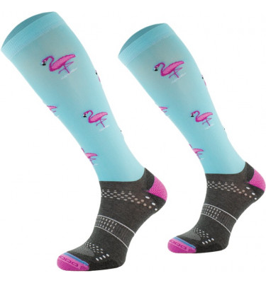 Podkolanówki flamingi