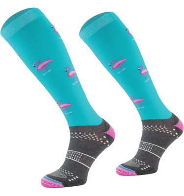 Podkolanówki flamingi