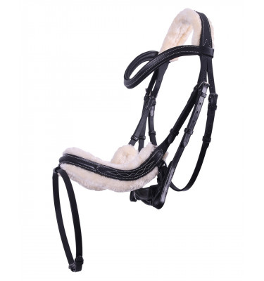 Ogłowie Ontario czarne cob