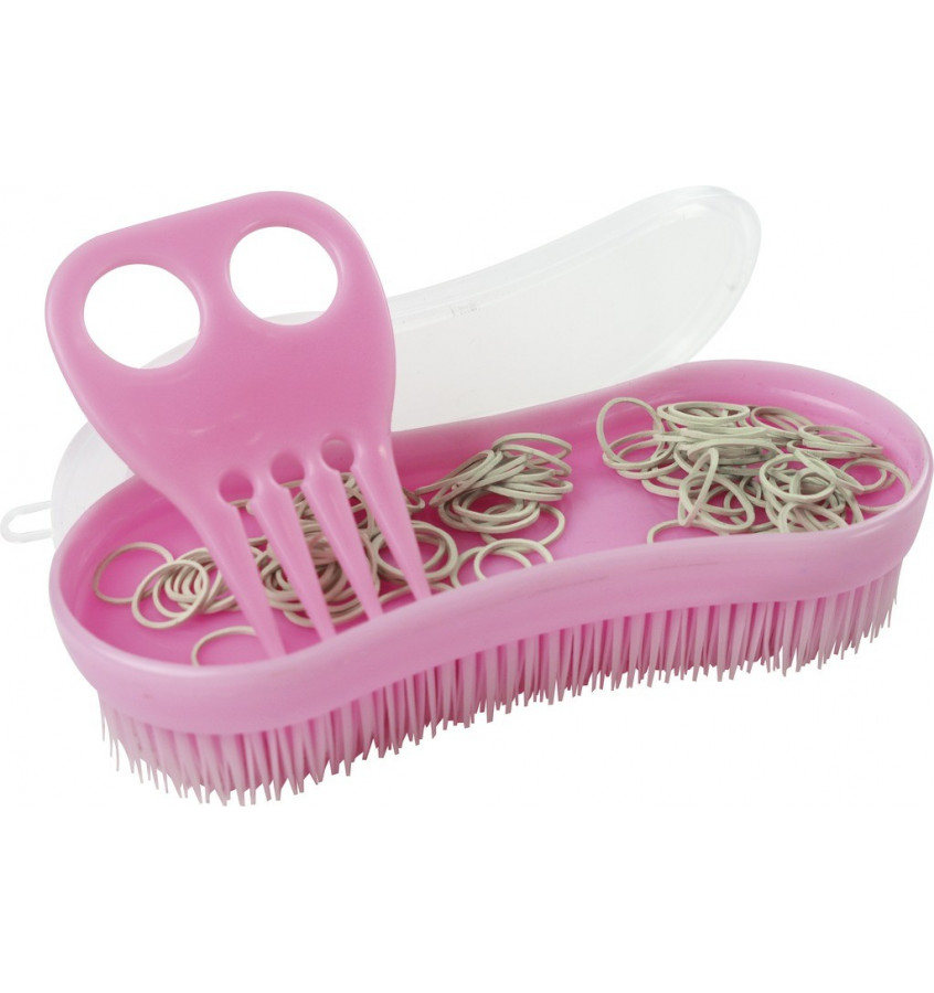 Szczotka z gumkami czarna