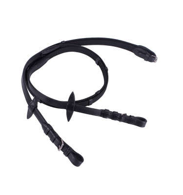 Wodze parciane qhp czarny full