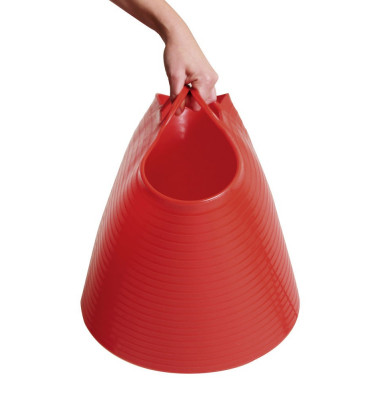 Wiadro elastyczne czerwone