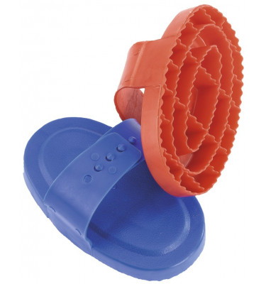 Zgrzebło plastikowe czerwony