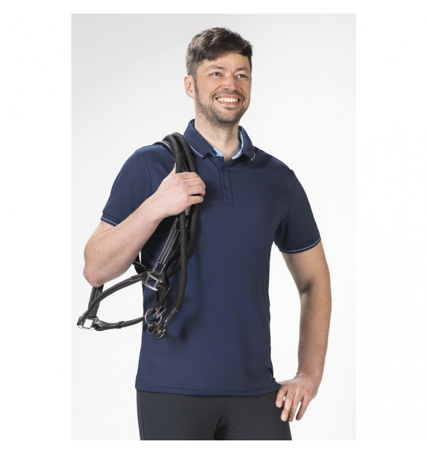 Koszulka męska Polo Classico błękit L