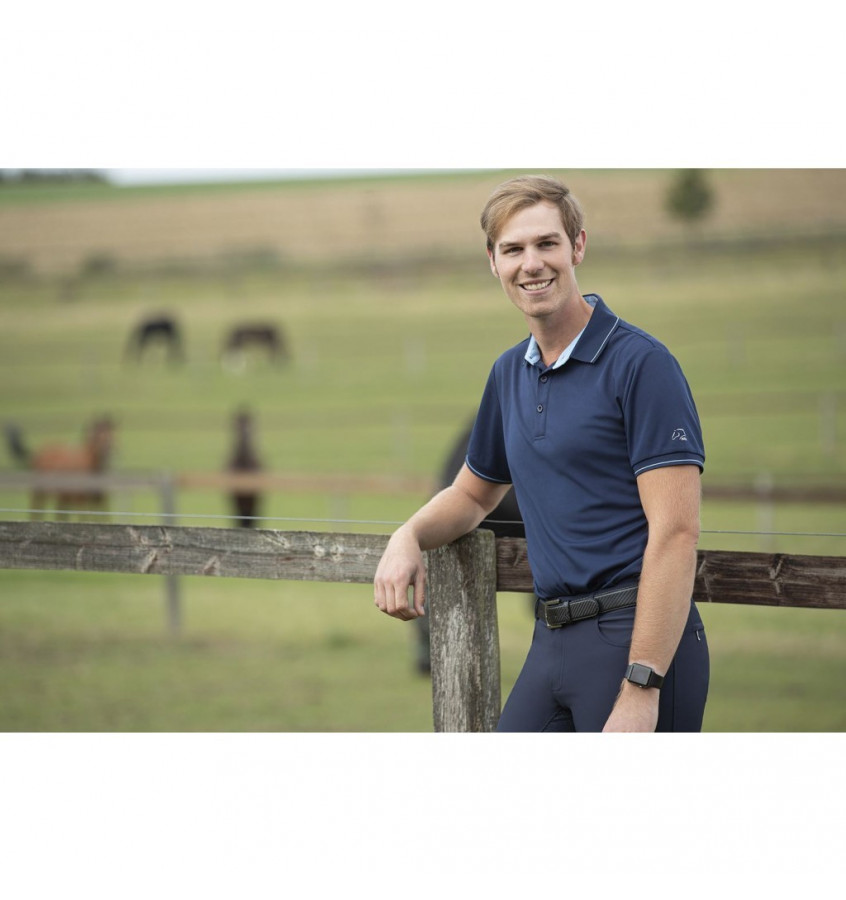 Koszulka męska Polo Classico błękit L