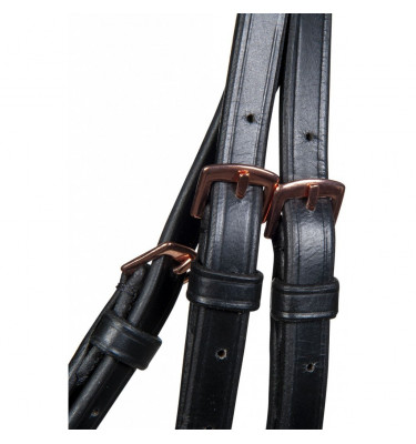 Ogłowie RoseGold Glamour cob