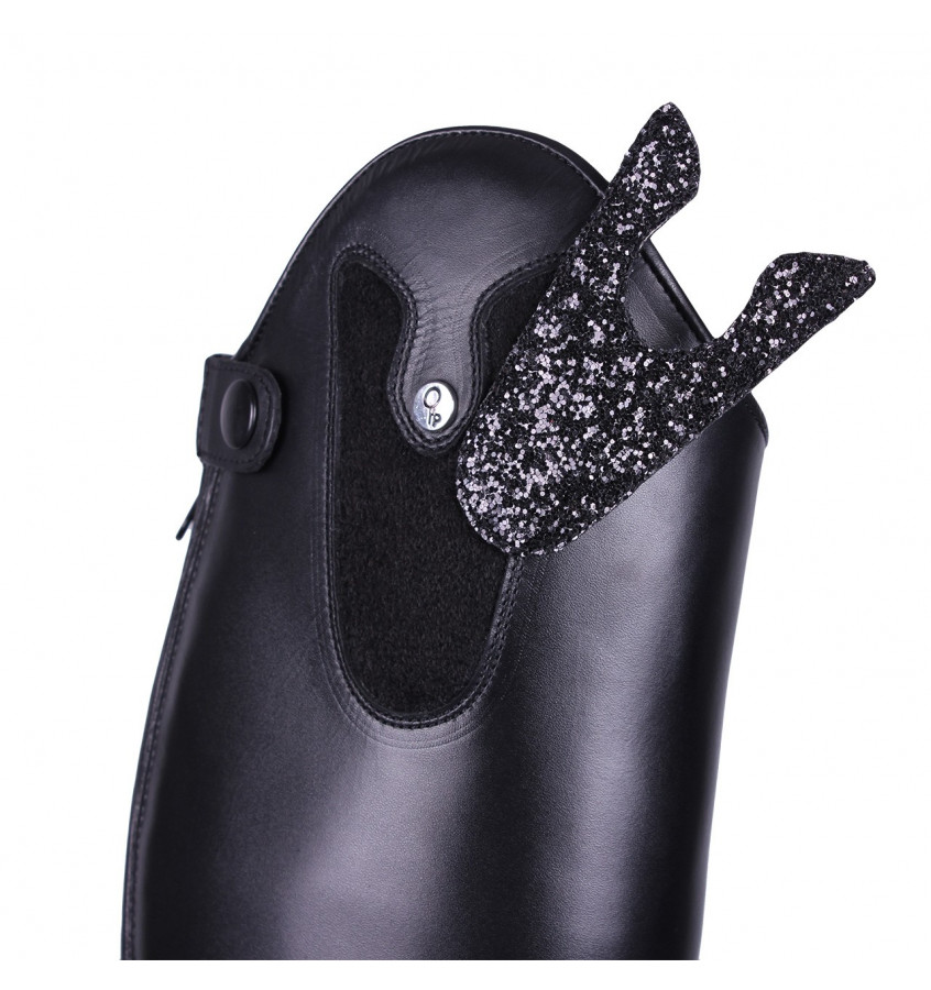 Oficerki Sasha szerokie czarny 36