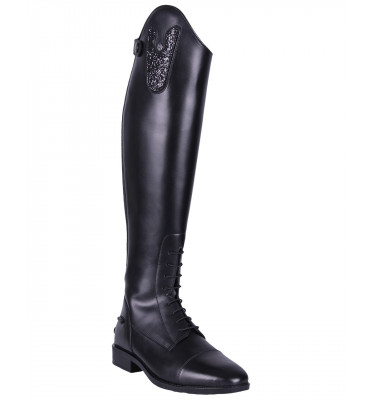 Oficerki Sasha szerokie czarny 36