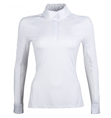 Koszulka konkursowa Hunter dziecięca biała 116