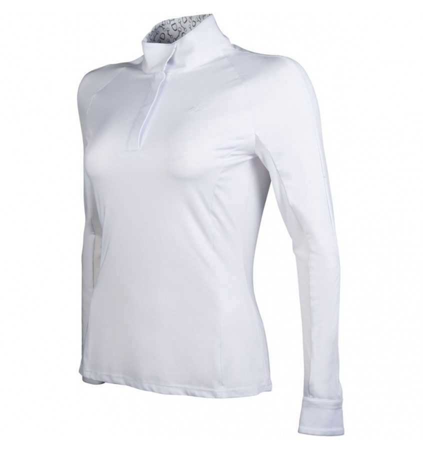 Koszulka konkursowa Hunter dziecięca biała 116