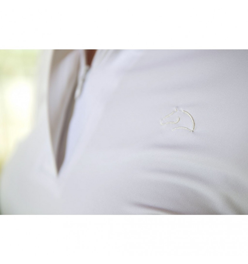 Koszulka konkursowa Hunter dziecięca biała 116