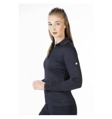 Koszulka polo RoseGold Glamour czarny L