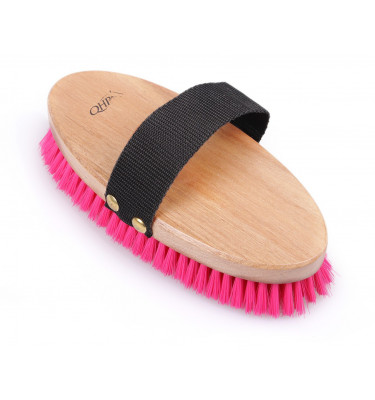 Szczotka z miękkim włosiem czerwona