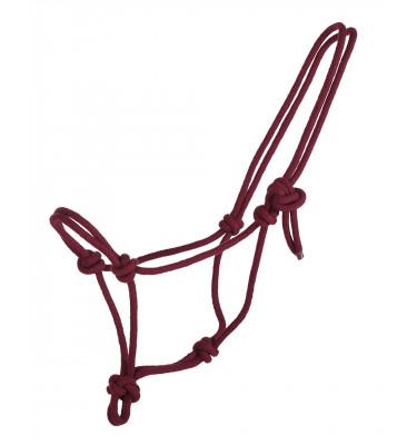 Kantar sznurkowy bordo cob
