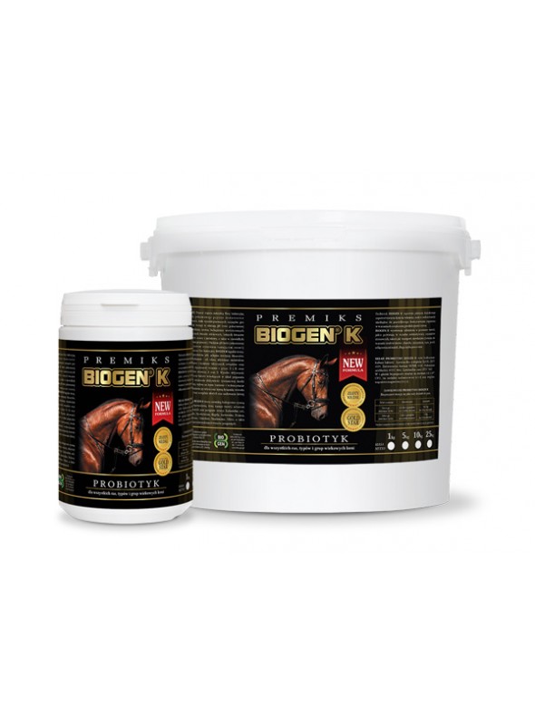 Biogen K preparat probiotyczny dla koni 1kg