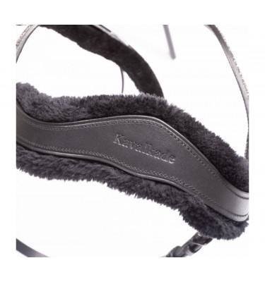 Ogłowie Ivella czarny cob