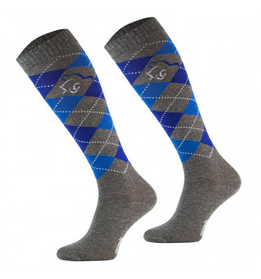 Podkolanówki Karo szary 27-30