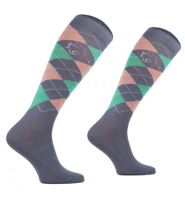 Podkolanówki Karo szary 27-30