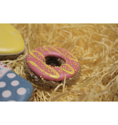 Zestaw babeczka, pączek i serce