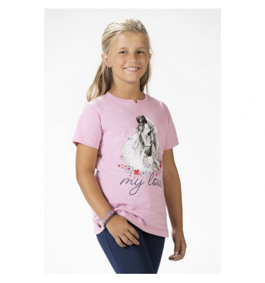 T-shirt Horse Spirit granat 110/116