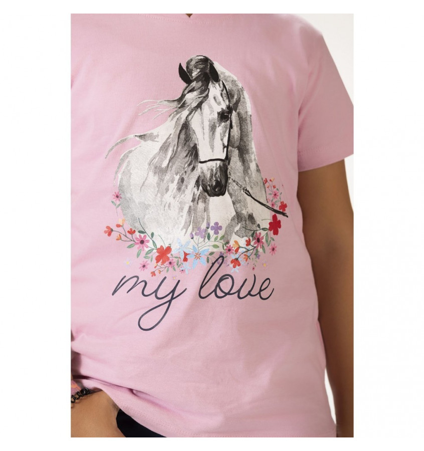 T-shirt Horse Spirit granat 110/116