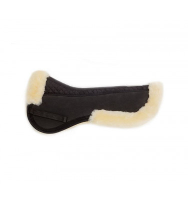 Podkładka KavalTop z owczym futrem czarny L