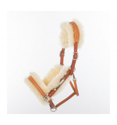 Kantar skórzany Marvellous brąz cob