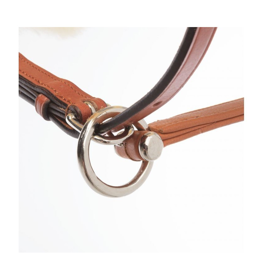 Kantar skórzany Marvellous brąz cob