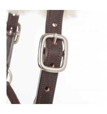 Kantar skórzany Marvellous brąz cob