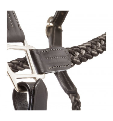 Kantar skórzany Tessa czerwony cob