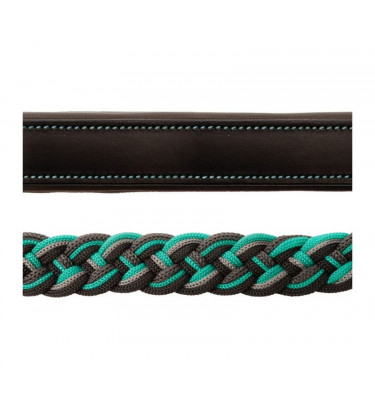 Kantar skórzany Tessa czerwony cob