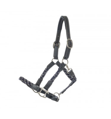 Kantar skórzany Tessa czerwony cob