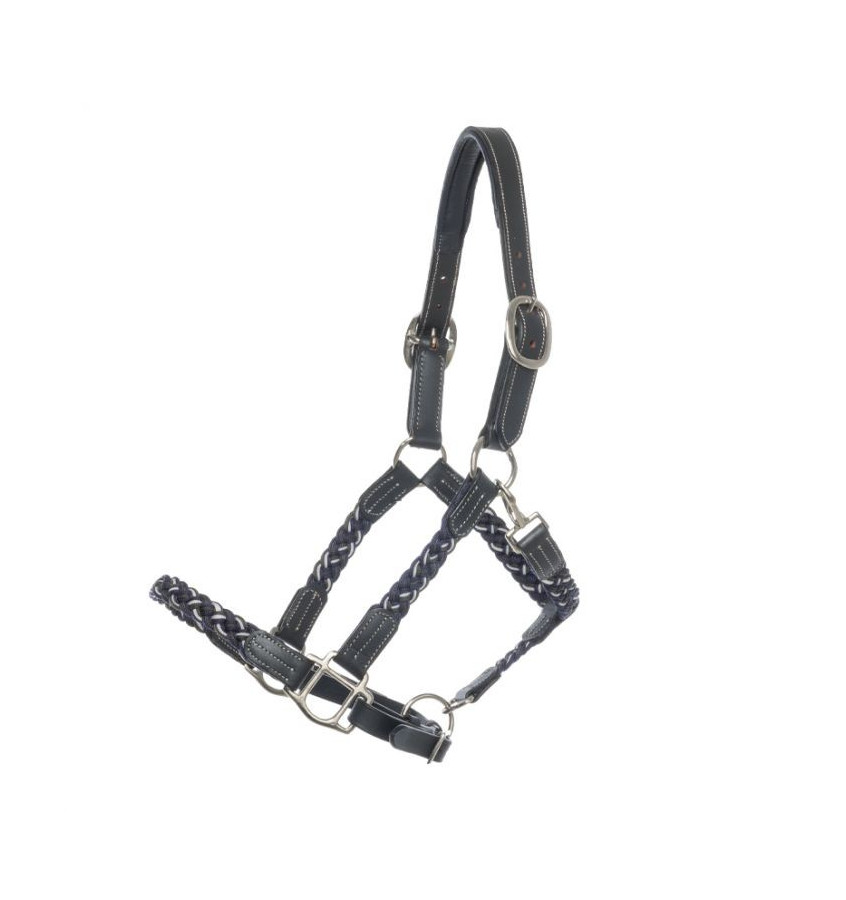 Kantar skórzany Tessa czerwony cob