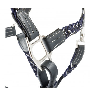 Kantar skórzany Tessa czerwony cob