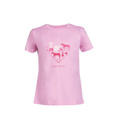 Koszulka I love horse riding granat 110/116