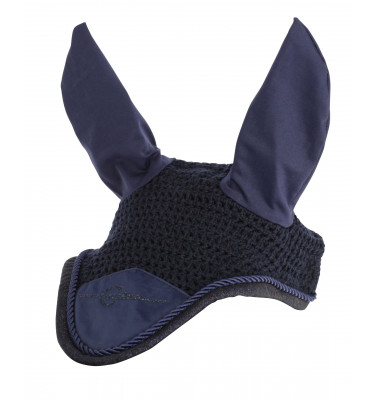 Nauszniki Empara z brokatem biały