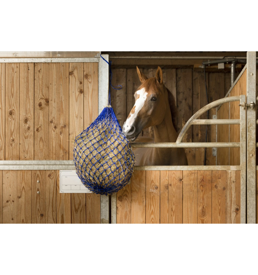 Siatka na siano z oczkami 8cm czarny