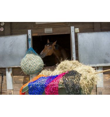 Siatka na siano z oczkami 8cm czarny