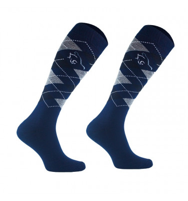 Podkolanówki w kratkę 13 31-34