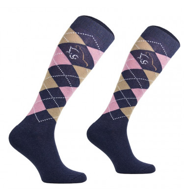 Podkolanówki w kratkę 13 31-34