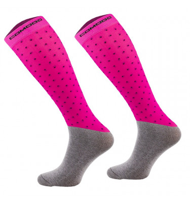 Podkolanówki kropeczki czarne 35-38