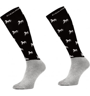 Podkolanówki kropeczki czarne 31-34