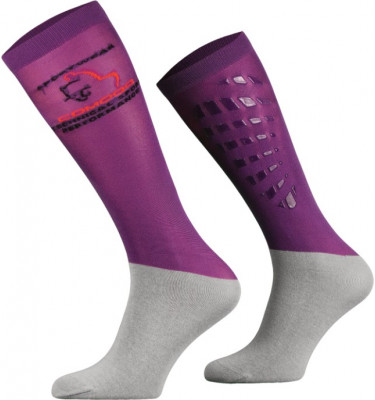 Podkolanówki z silikonem czarne 31-34