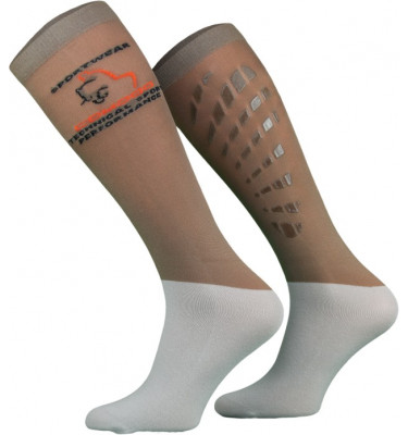 Podkolanówki z silikonem czarne 31-34