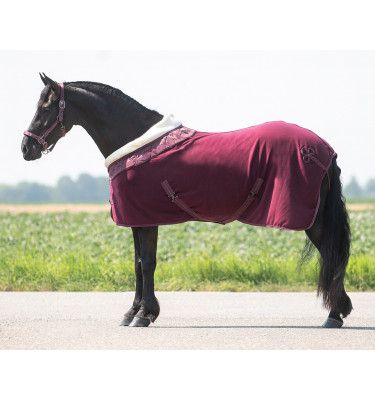 Derka polarowa Lily bordo 135