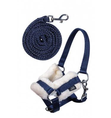 Kantar z uwiązem Hobby Horse granat