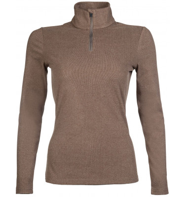 Koszulka techniczna Supersoft brąz L