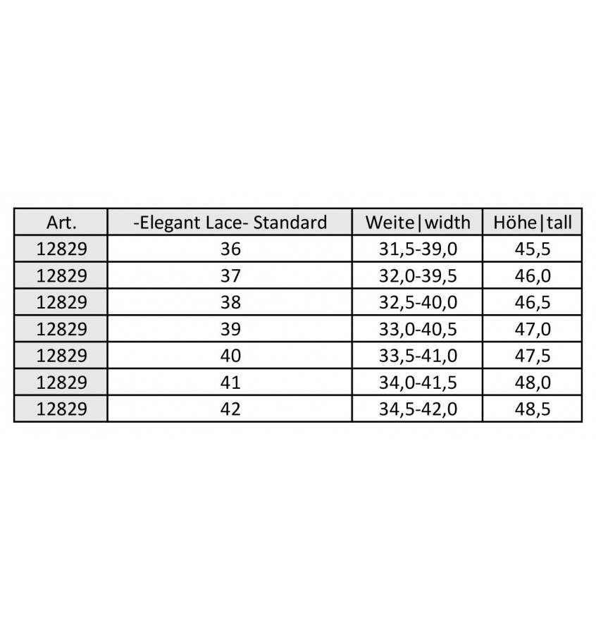 Oficerki Elegant Lace standard czarne 36